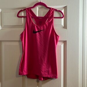 Women’s Pink Nike Pro Dri-FIT tank top